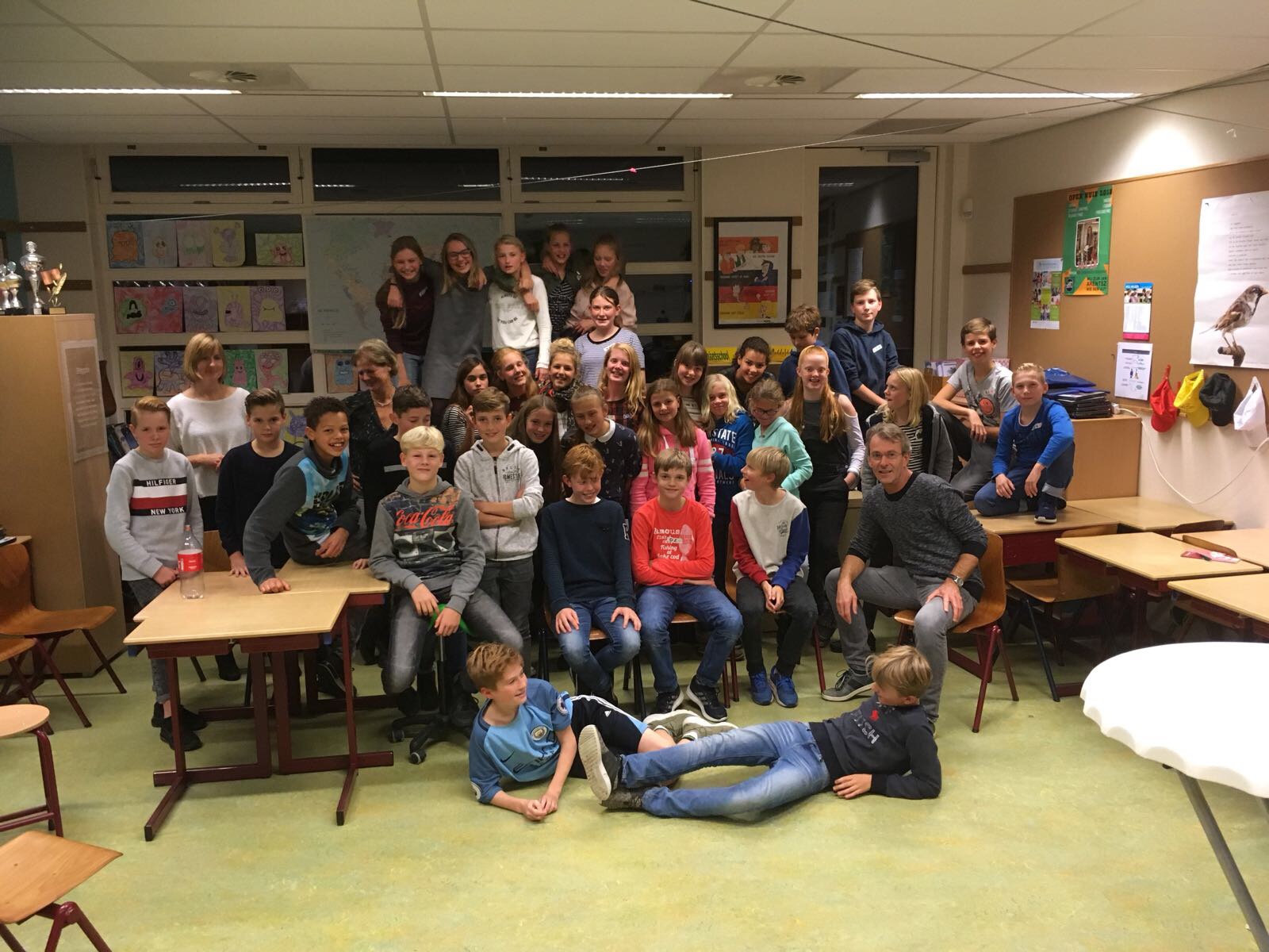 Reünie groep 8 van vorig jaar