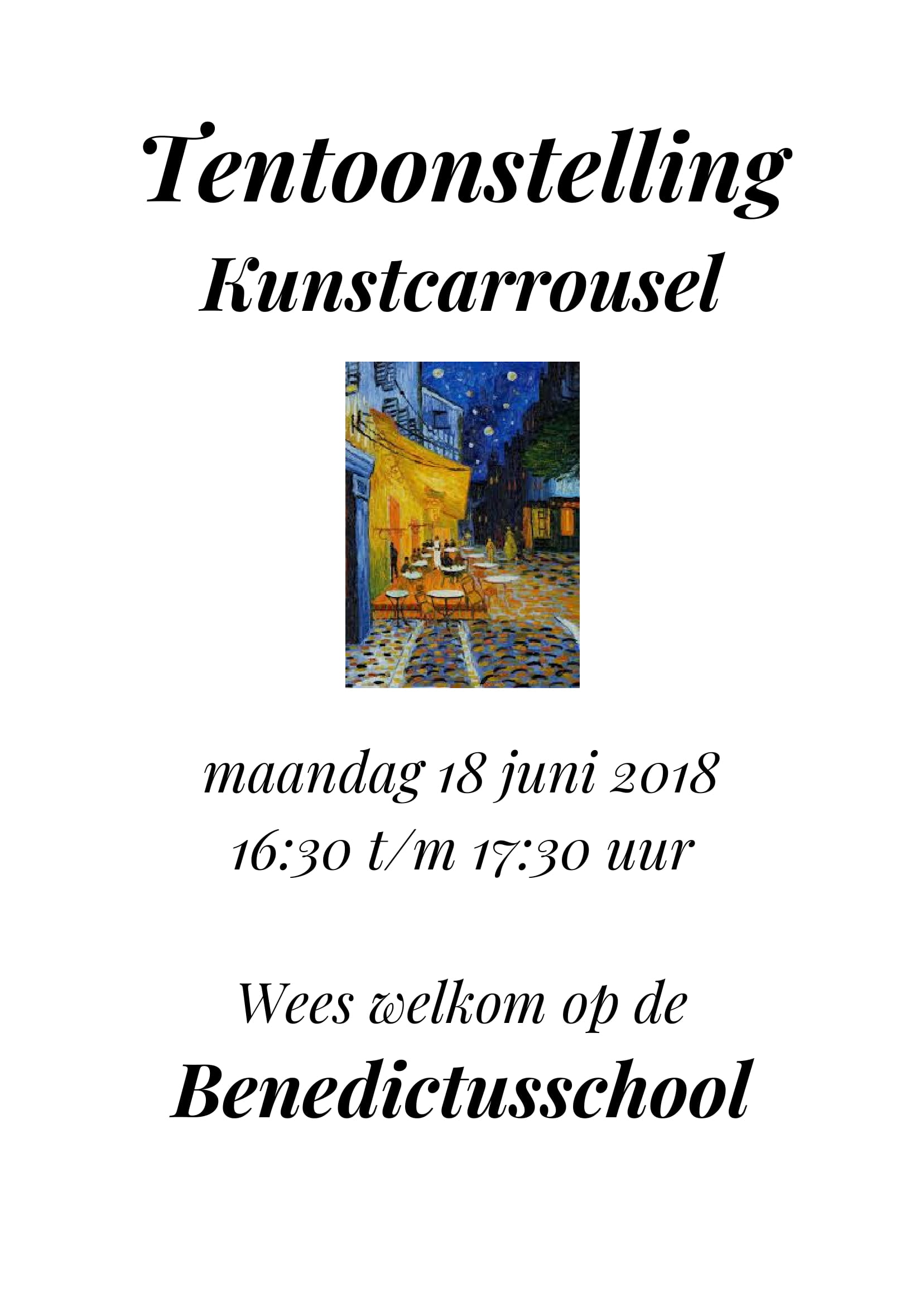 Tentoonstelling Kunstcarrousel